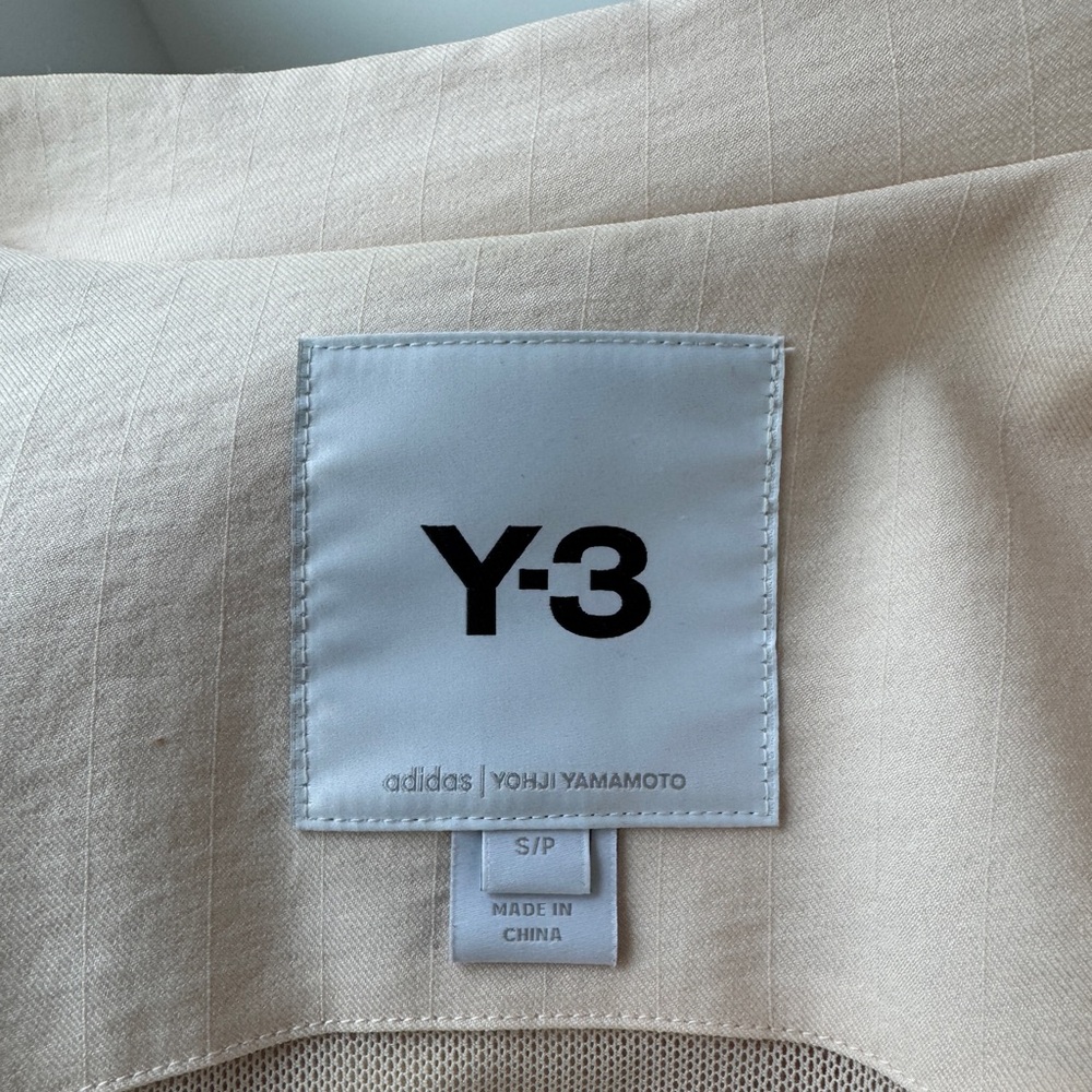Y-3 blazer, cream white, size S